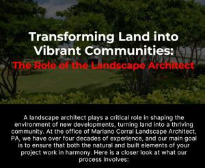 Transforming Land into Vibrant Communities: The Role of the Landscape Architect [infographic]